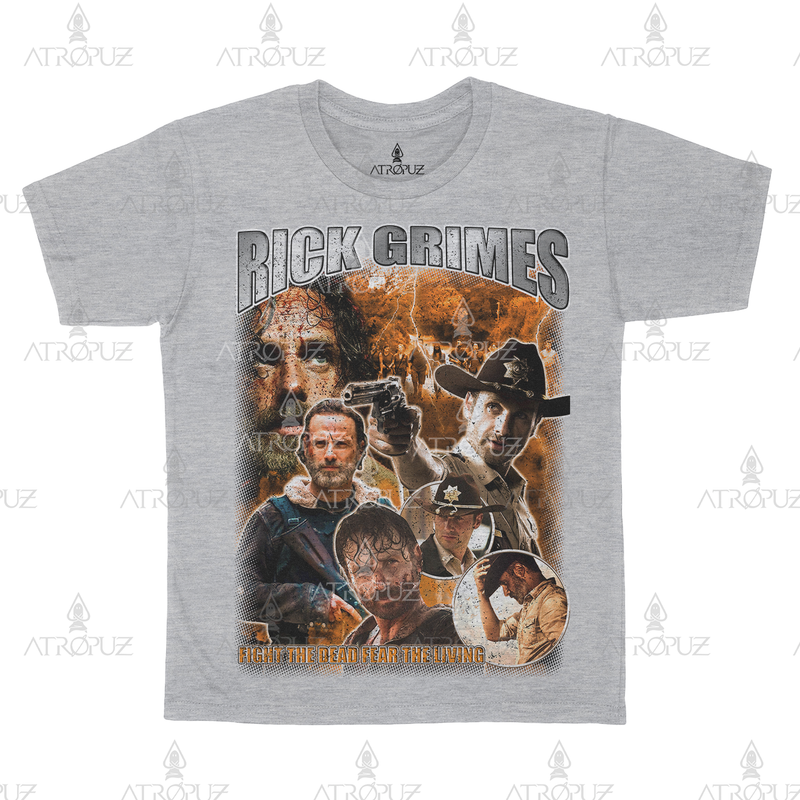 Camiseta Algodão Unissex Rick Grimes The Walking Dead