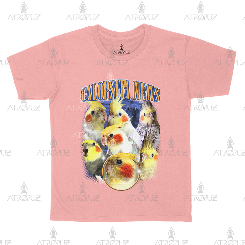Camiseta Algodão Unissex Calopsita News