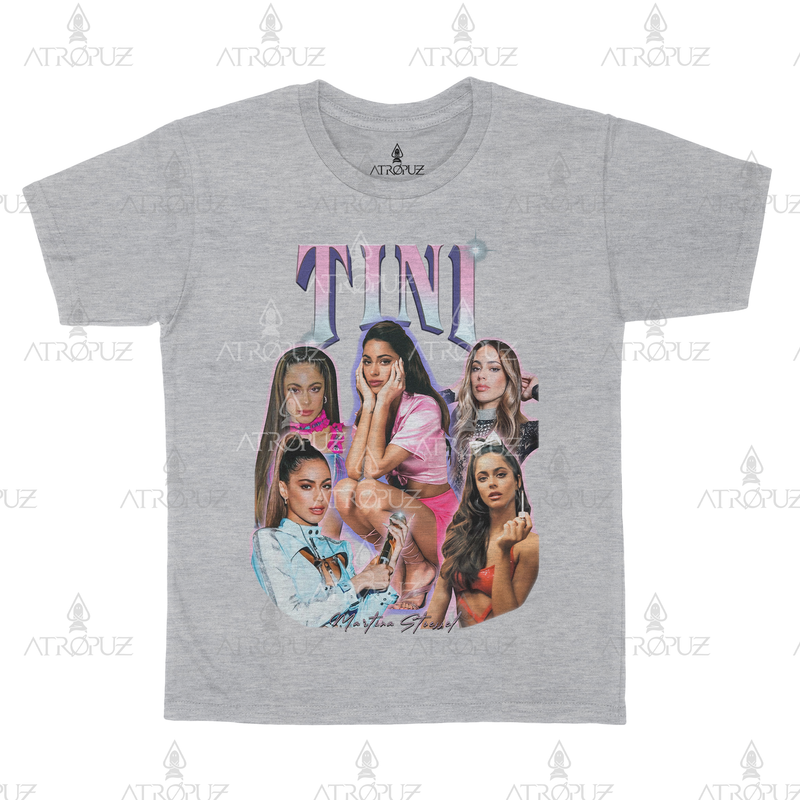 Camiseta Algodão Unissex Tshirt Graphic Tee Tini Martina Stoessel