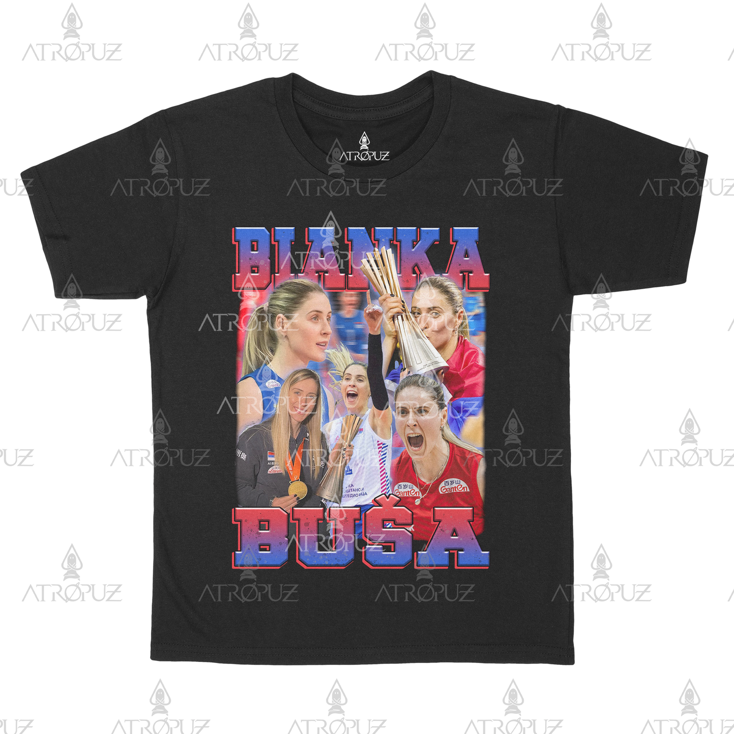 Camiseta Algodão Unissex Bianka Busa jogadora de volei