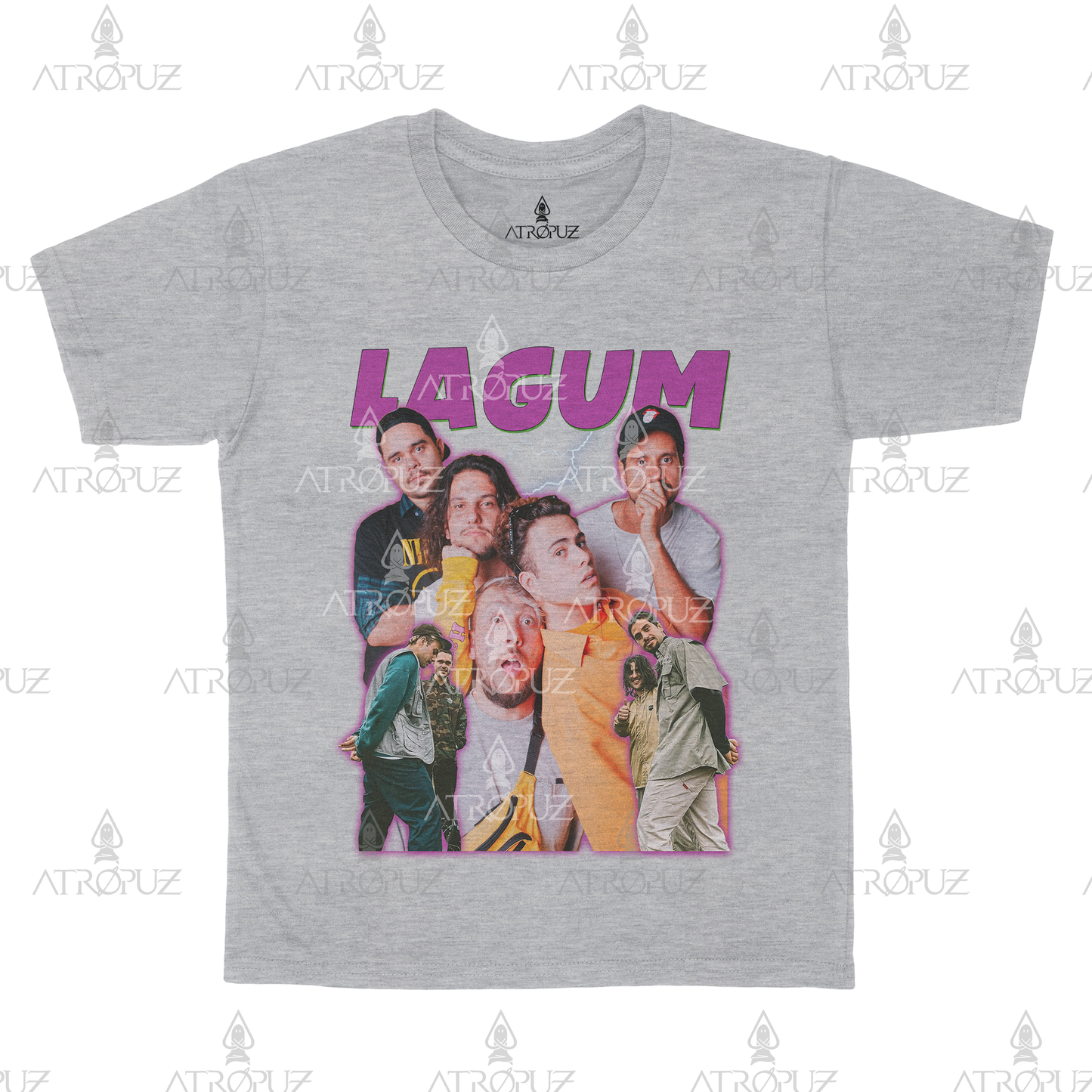 Camiseta Algodão Unissex Banda Lagum