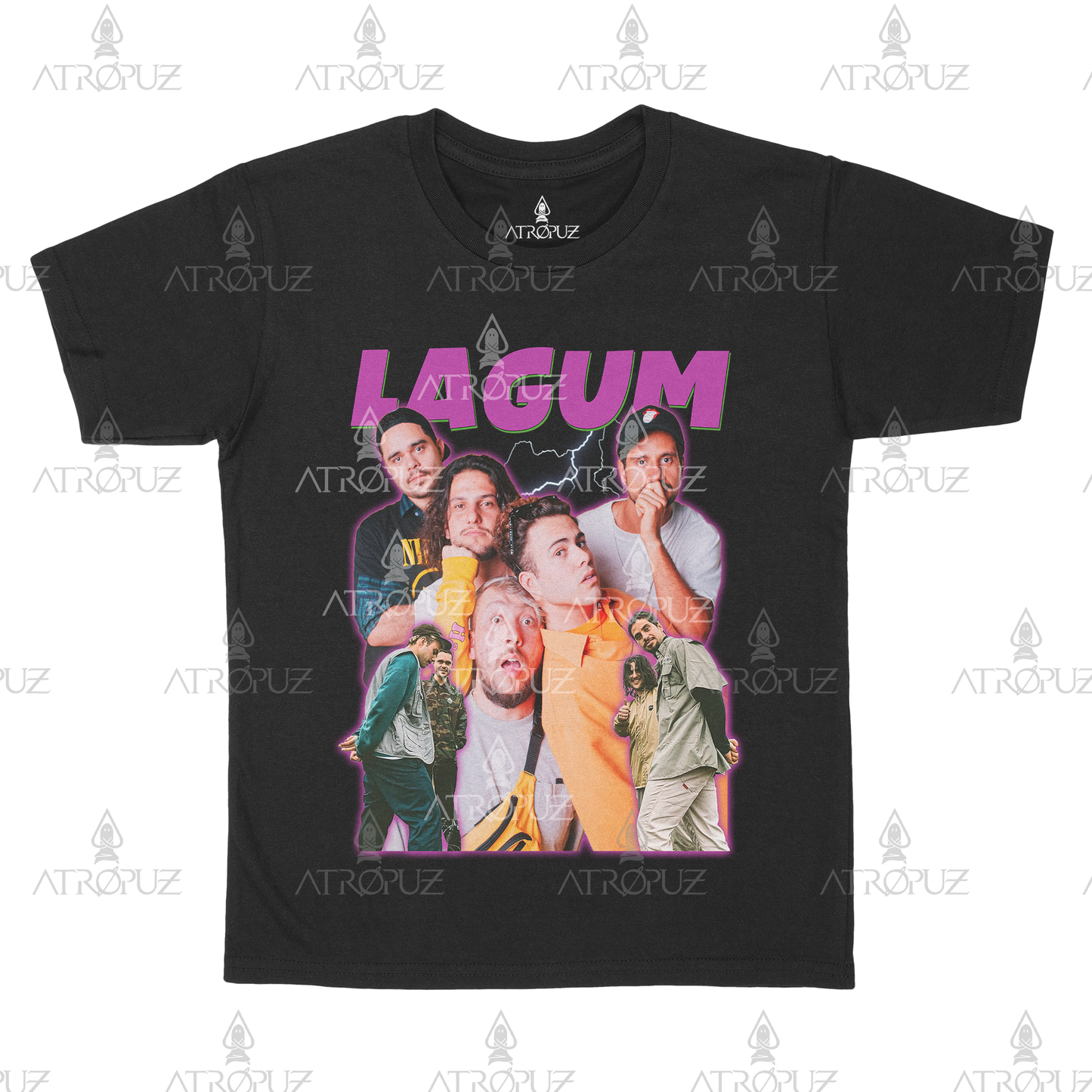 Camiseta Algodão Unissex Banda Lagum