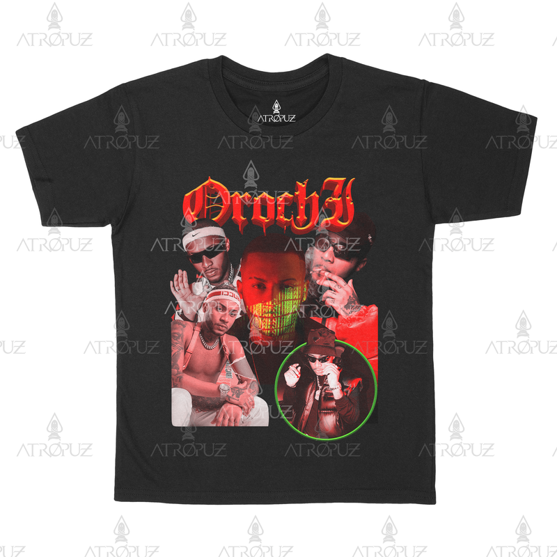 Camiseta Algodão Unissex Cantor Trap Orochi Graphic Tees