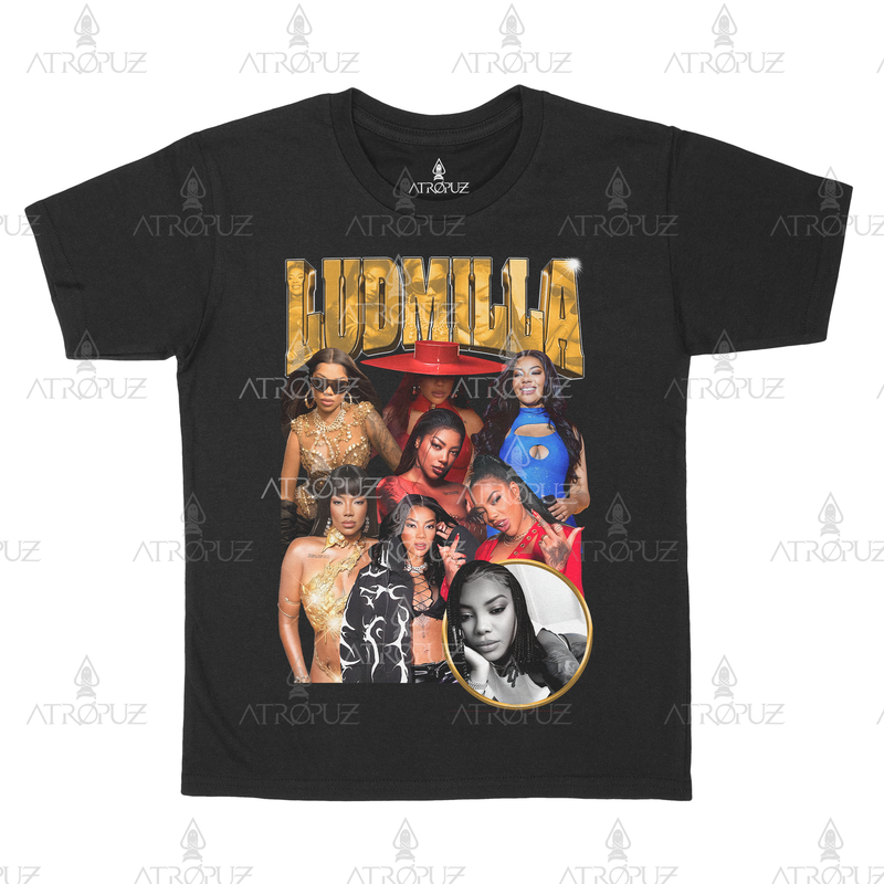 Camiseta Algodão Unissex Cantora Ludmilla