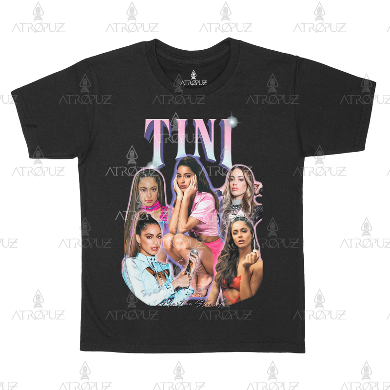 Camiseta Algodão Unissex Tshirt Graphic Tee Tini Martina Stoessel