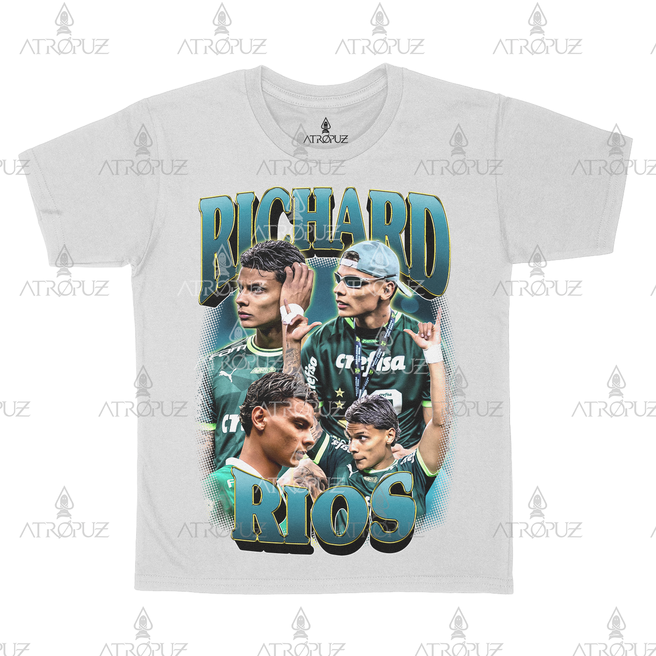 Camiseta Algodão Unissex Richard Rios Palmeiras