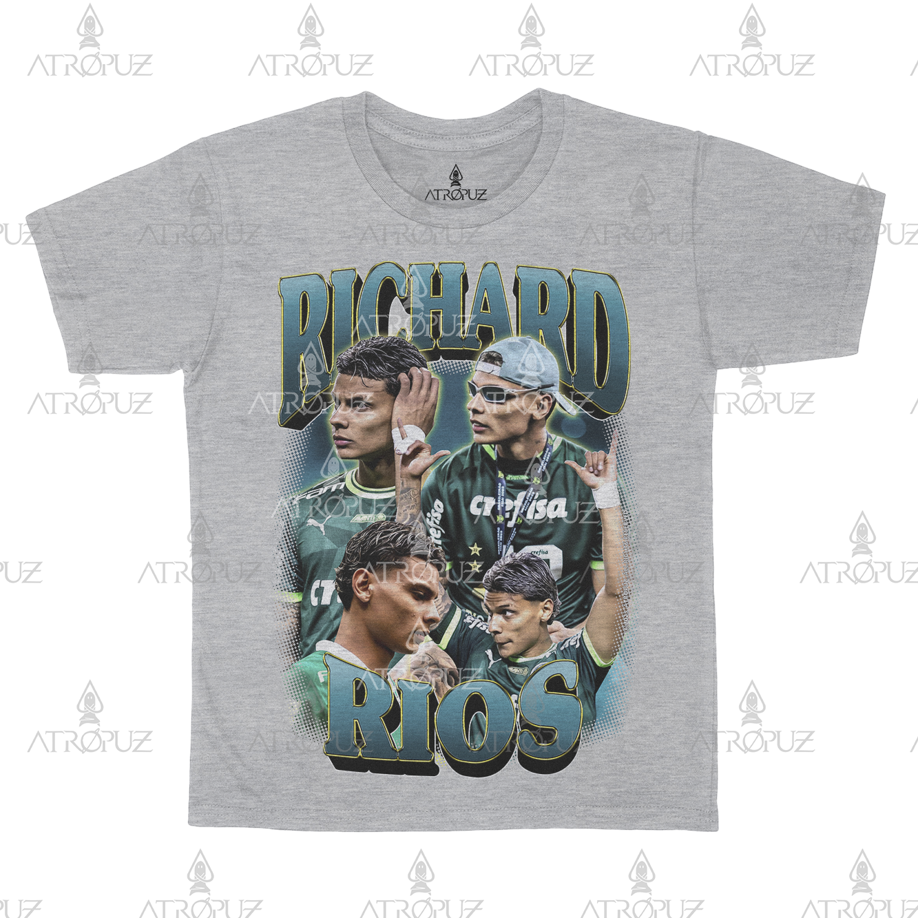 Camiseta Algodão Unissex Richard Rios Palmeiras