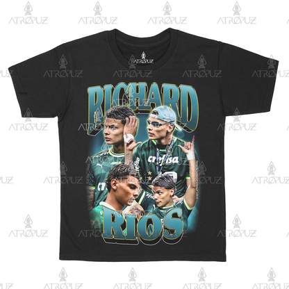 Camiseta Algodão Unissex Richard Rios Palmeiras