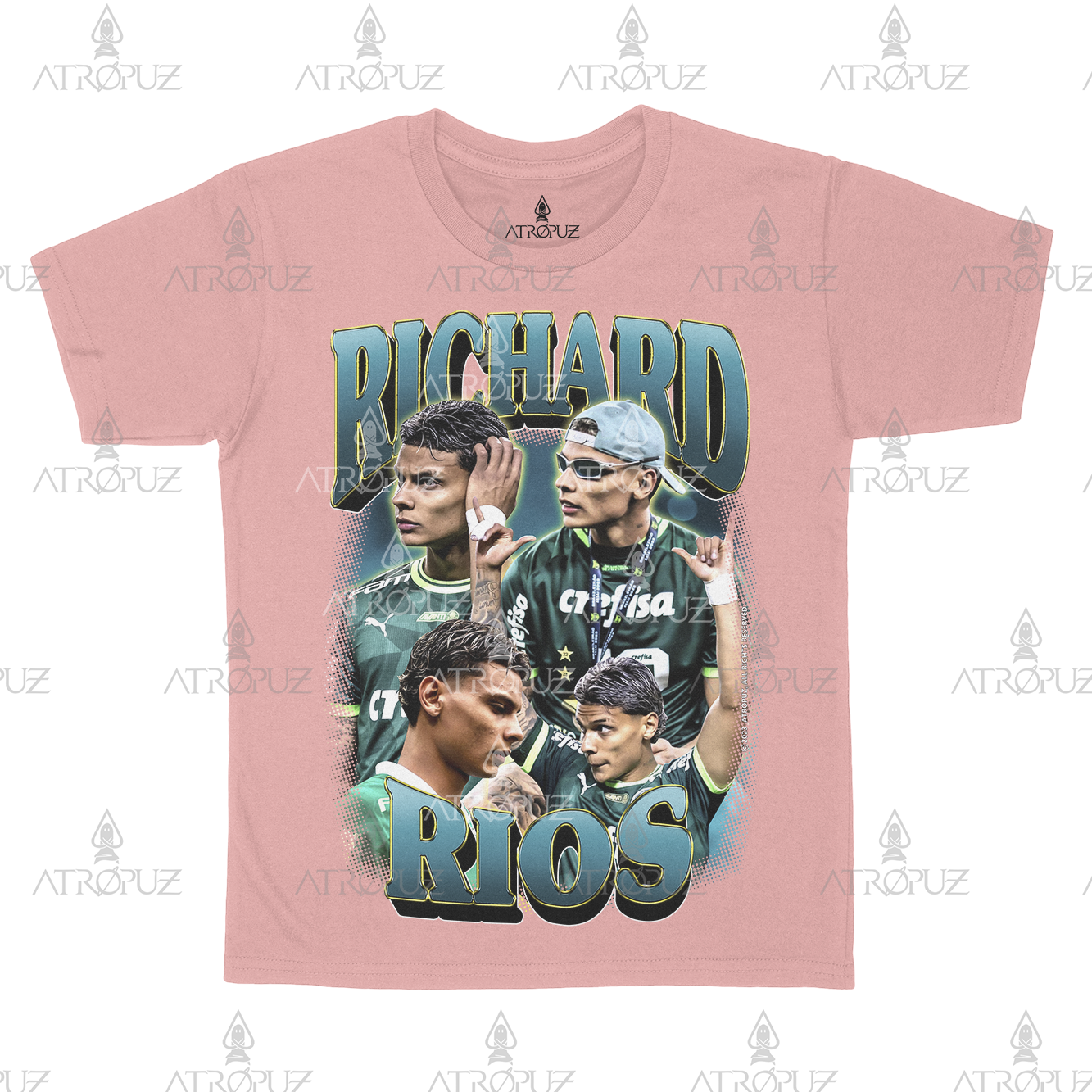 Camiseta Algodão Unissex Richard Rios Palmeiras