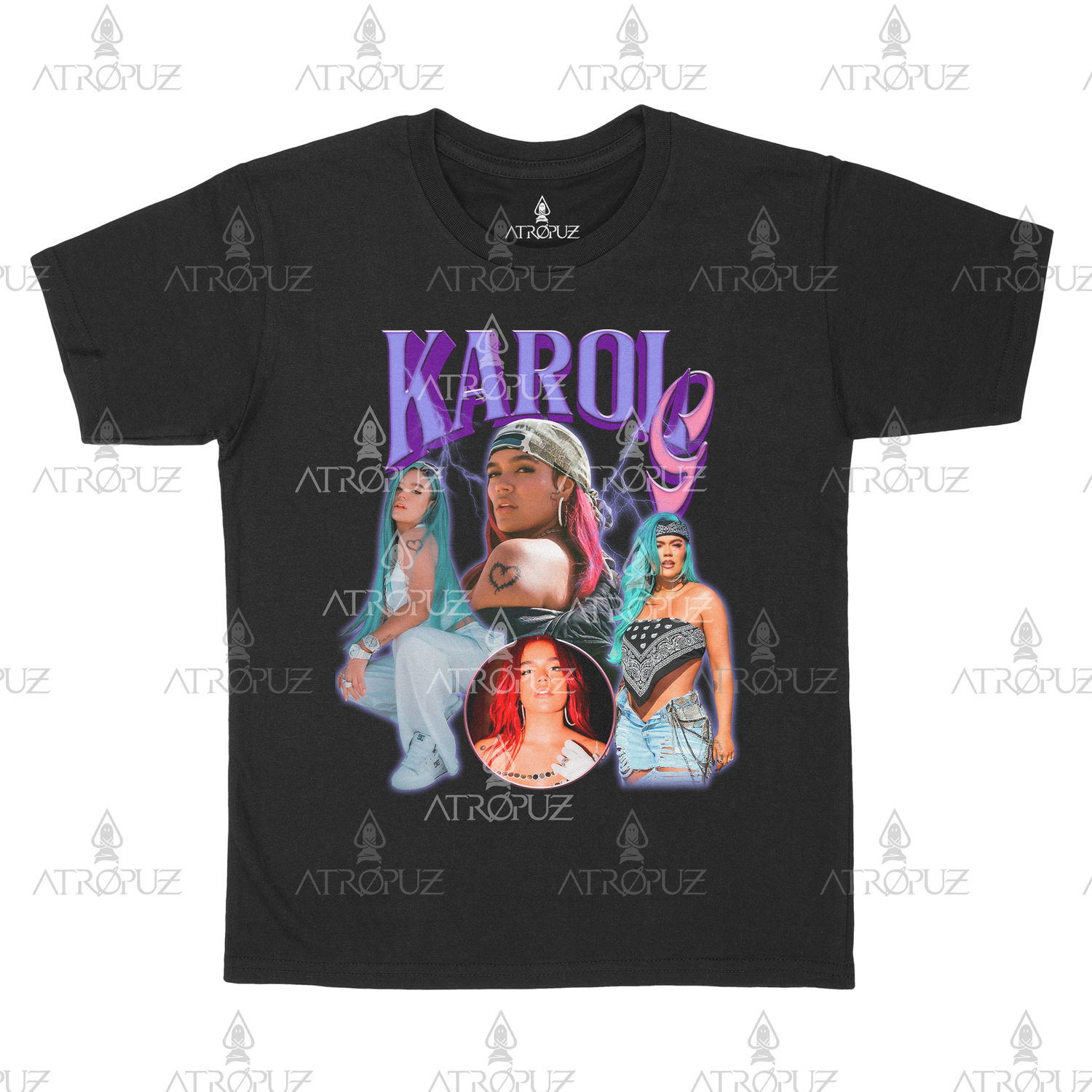 Camiseta Algodão Unissex Cantora Karol G Graphic Tees