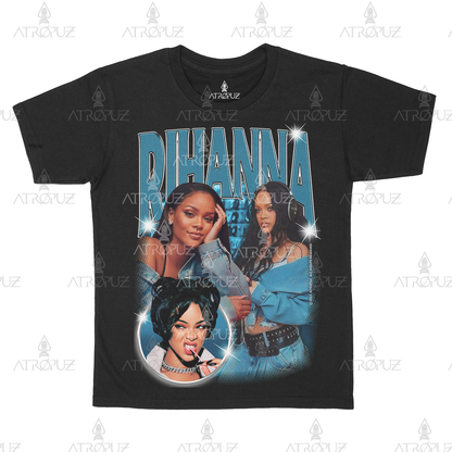Camiseta Algodão Unissex Rihanna