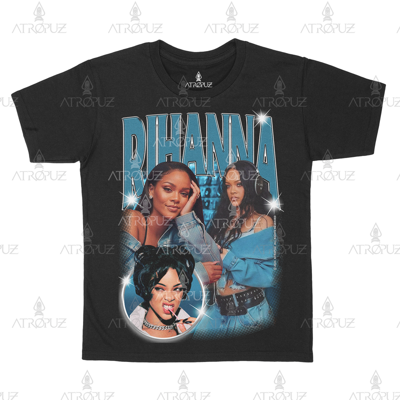 Camiseta Algodão Unissex Rihanna