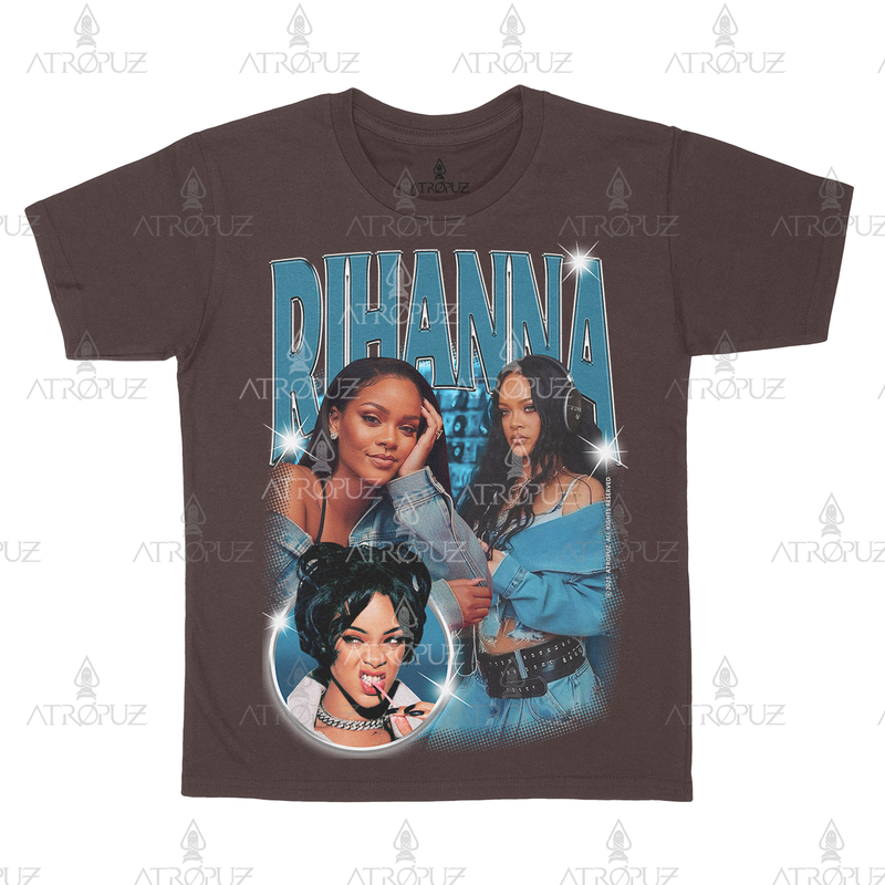 Camiseta Algodão Unissex Rihanna