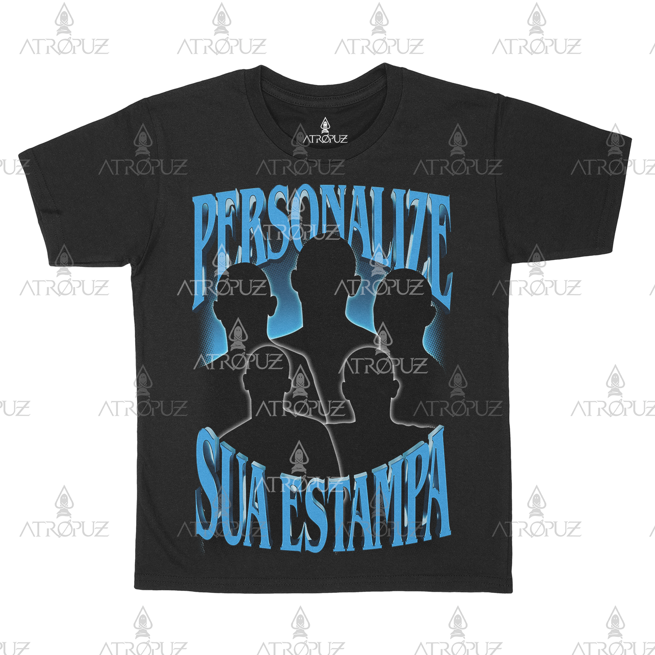 Camiseta Algodão Unissex T shirt Personalize sua estampa