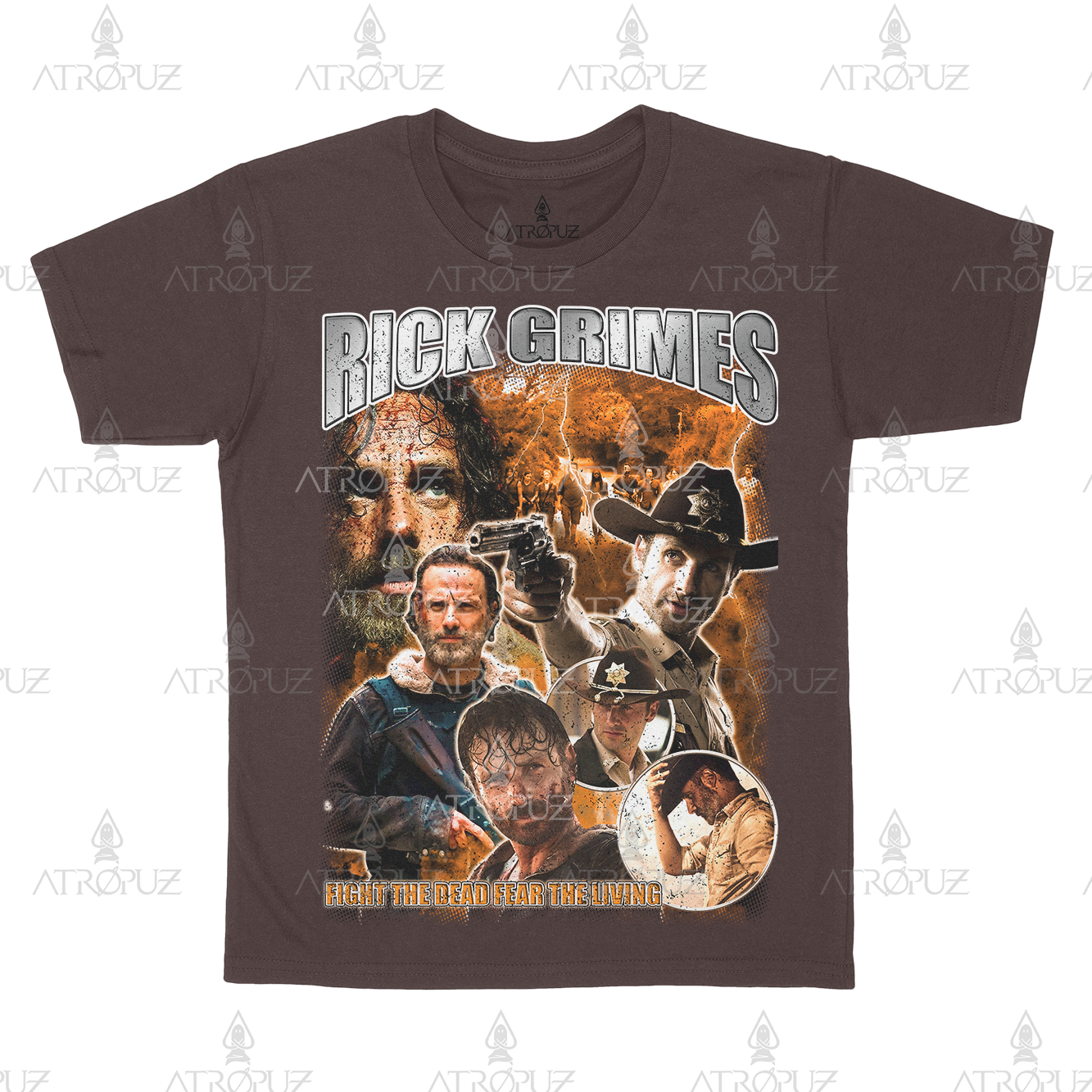 Camiseta Algodão Unissex Rick Grimes The Walking Dead