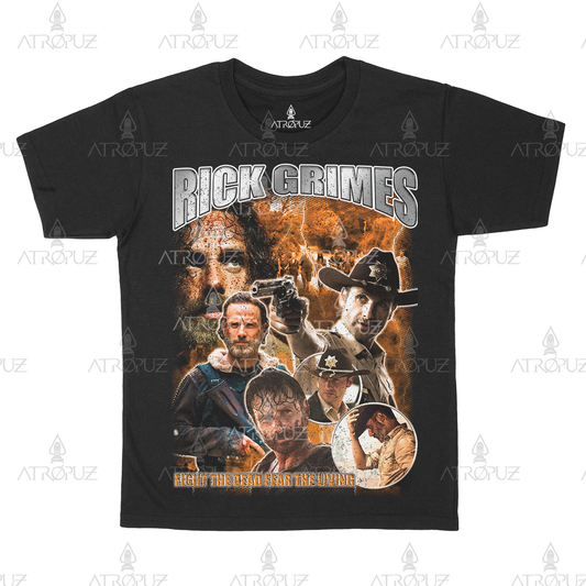 Camiseta Algodão Unissex Rick Grimes The Walking Dead